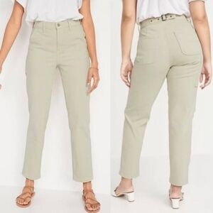 Old Navy | Extra High-Waisted Sky-Hi Straight Workwear Jeans - Size 10T